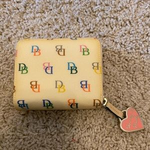 Dooney Bourke Multicolored Zip Wallet